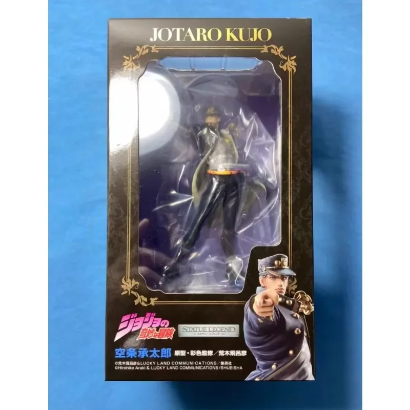 JoJo's Bizarre Adventure Jotaro Kujo 100% oryginalna oryginalna pcv figurka Anime model figurki zabawki kolekcja figurek lalka prezent