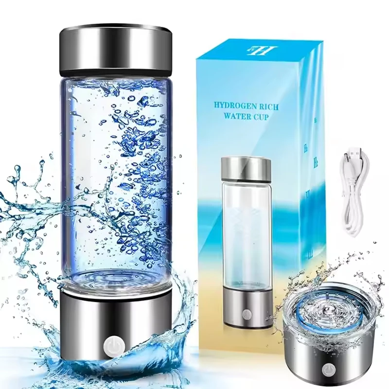 

Large capacity Hydrogen-Rich Water Cup Electric Hydrogen Rich Water Generator Bottle Titanium Quality Filter