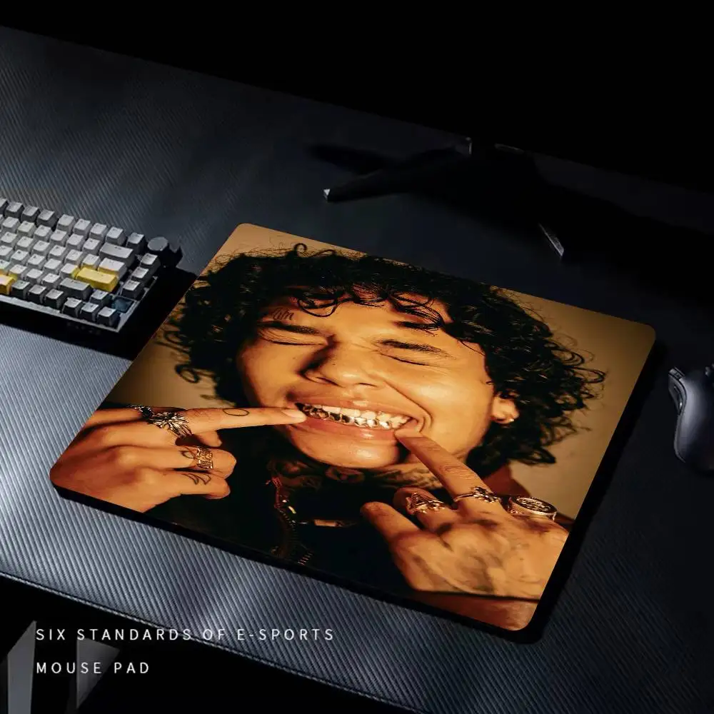 Rapper K-kwn famous Shortcuts Mouse Pad Small Office Mousepad Cloth with Non-Slip Rubber Base for Home Computer Laptop