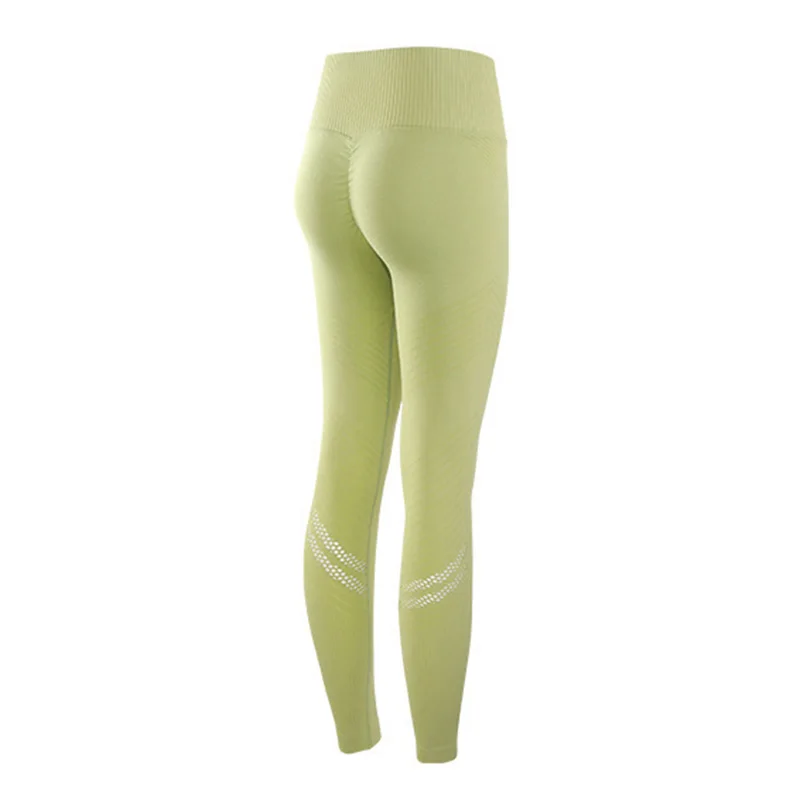 2024 pantaloni da Yoga da donna sport Running abbigliamento sportivo elastico in rete Leggings Fitness traspiranti pantaloni a compressione da