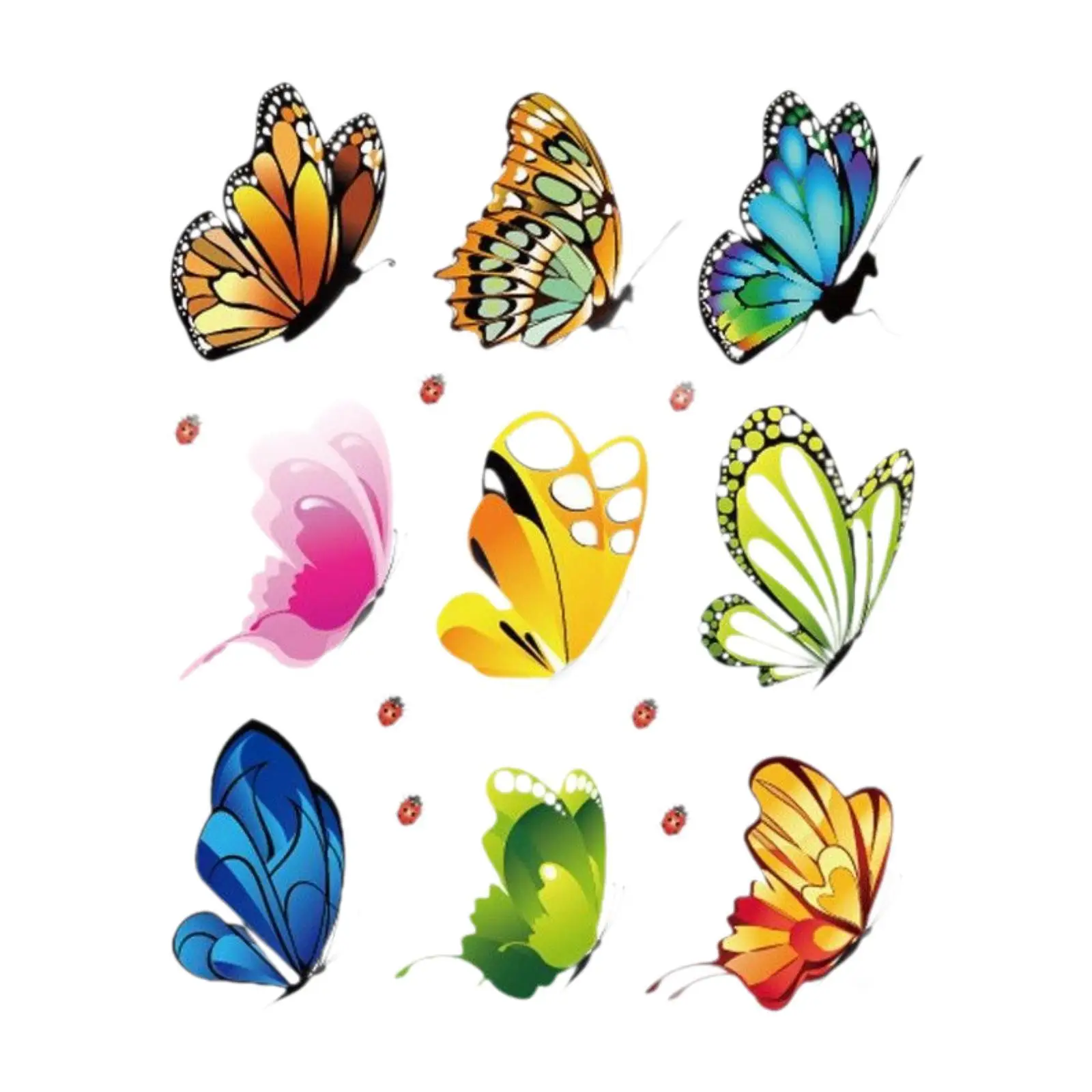 Butterfly Wall Sticker Wallpaper Wall Mural DIY Decoration Wall Poster Butterflys Wall Decal Wall Decor for Living Room Nursery