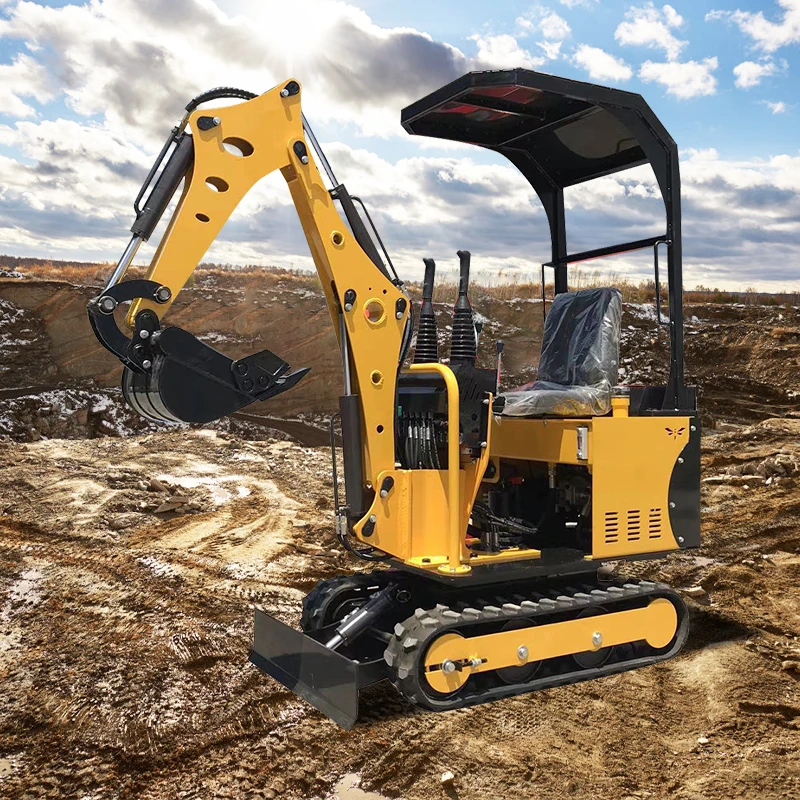 Customized Mini Excavator 0.8 Ton EPA Engine Backhoe Excavator 1Ton Machine digger For sale 1.2 ton Mini Excavator