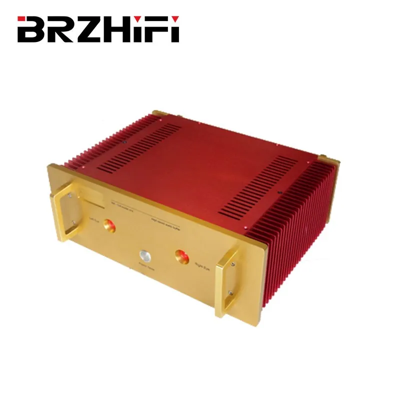 

BRZHIFI NHB-108 All-Aluminum Alloy Case No Large Loop Negative Feedback Box 440x330x160mm Good Heat Dissipation Shell