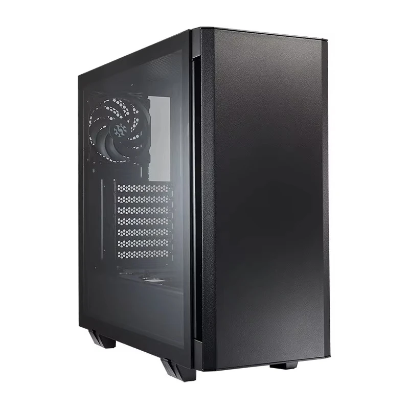 High‑Airflow Gaming Computer Housing, Magnetic Dust Filter, Side‑Window, Water‑Cool Compatible