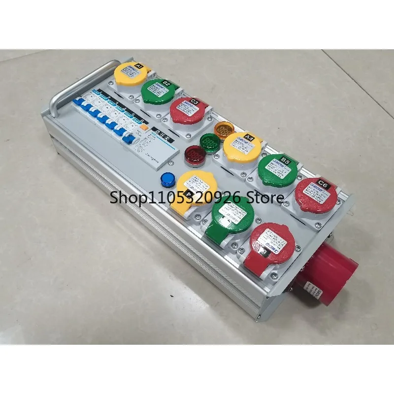 Portable Power Distribution Box 32A RCD 9 Way 16A Waterproof Junction Box for Stage Event