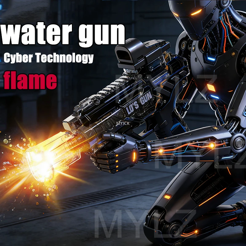 

Автоматический электрический водяной пистолет высокого давления для летних игр на открытом воздухе, пляже, в бассейне, саду. Игрушка-пистолет для детей, отличный подарок.