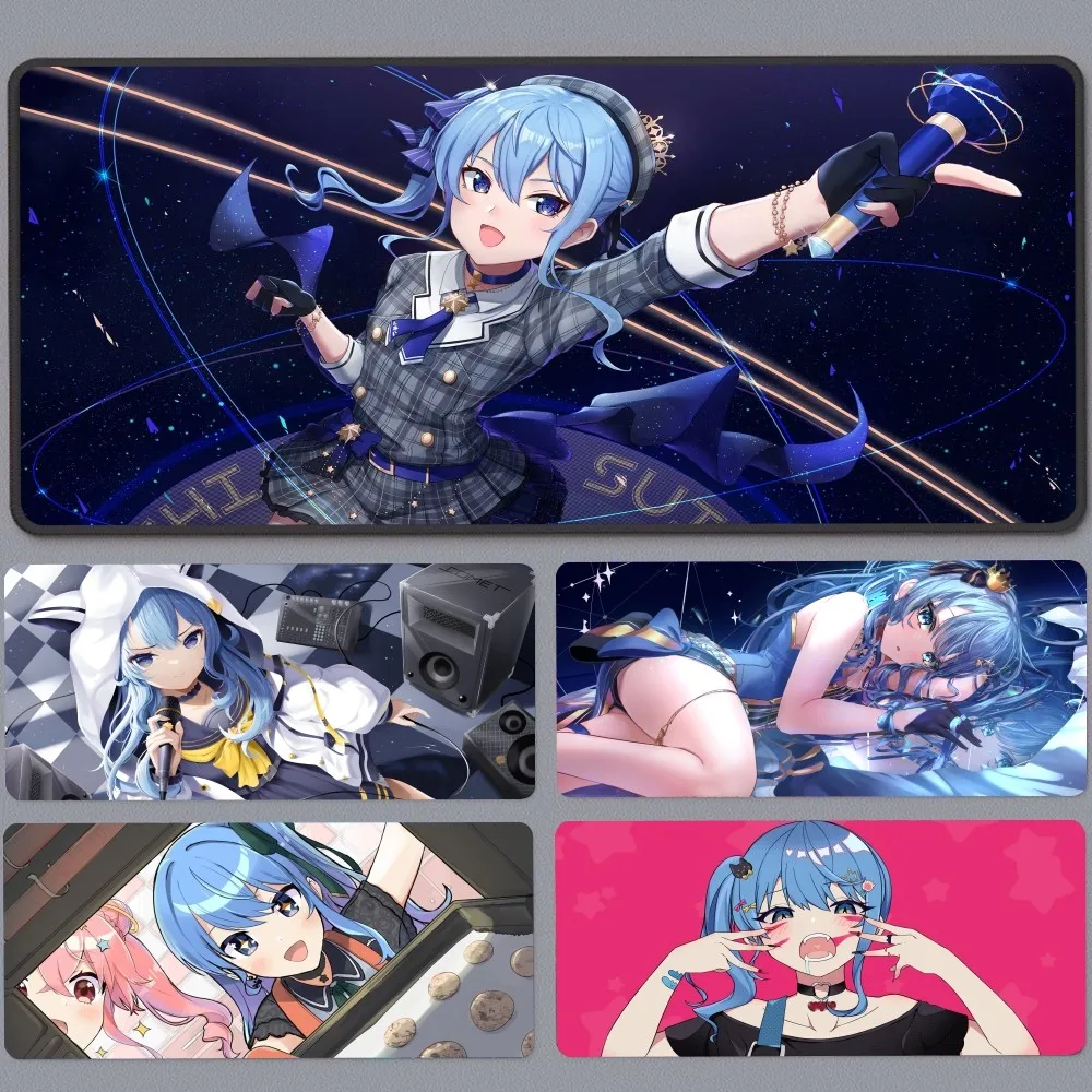 Hololive Hoshimachi Suisei Game  Mousepad New Arrivals Large Gaming Mousepad L XL XXL Gamer Mouse Pad Size For Keyboards Mat