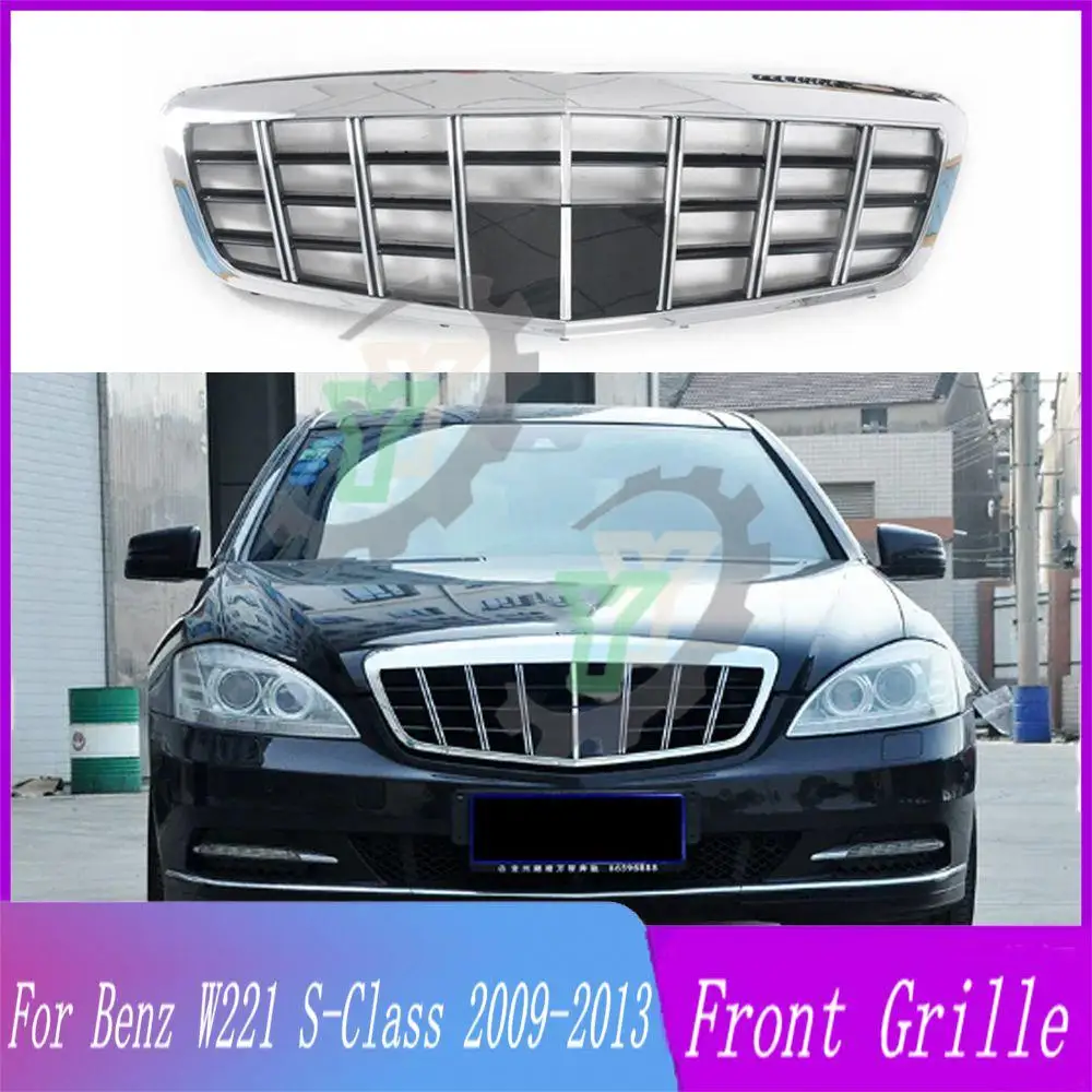 

Front Grille Facelift Bumper Racing Grill For Mercedes Benz W221 S-Class S320 S350 S450 S500 S63 S65 2009 2010 2011 2012 2013