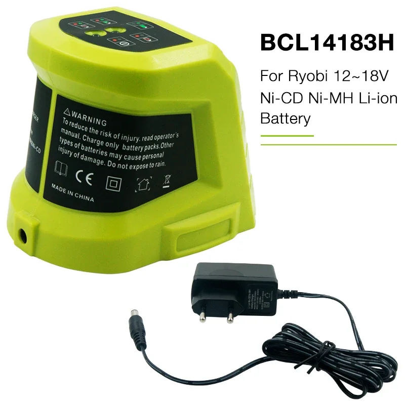 RB18L50 RB18L60 12V-18V Li-ion & Ni-Cd Ni-MH Universal Charger for Ryobi One+ Battery P100 P103 P105 P107 P108 P118 P110 P113