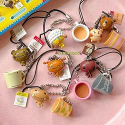 MOCAINU Capsule Toys Mini Mocha Coffee Beans Dog Aromatherapy Q Version Bean Coffee Beans and Cups Cute Pendant