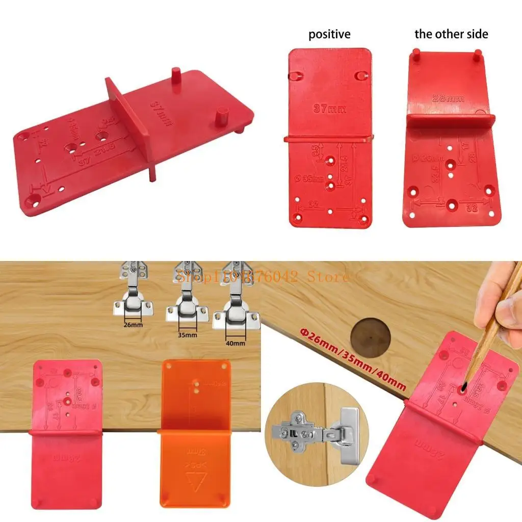 

5asd 26mm 35mm Hinge Hole Drilling Guides For Woodworking Cabinet Doors Hinge