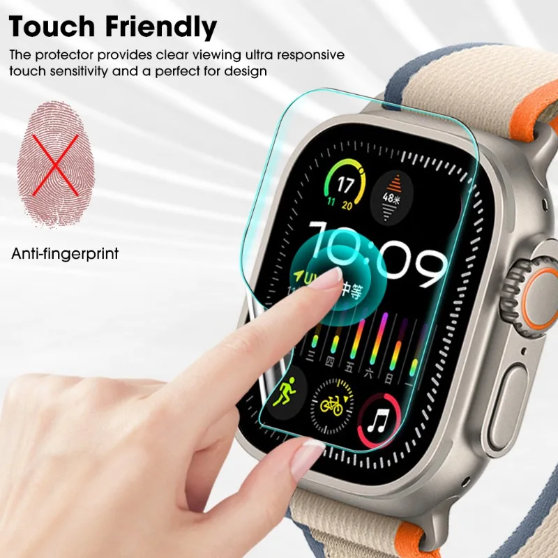 HD Transparent Screen Protector Film for Apple Watch Ultra2 Soft Hydrogel Film Protector Cover for IWatch Ultra2 41MM Not Glass image 4