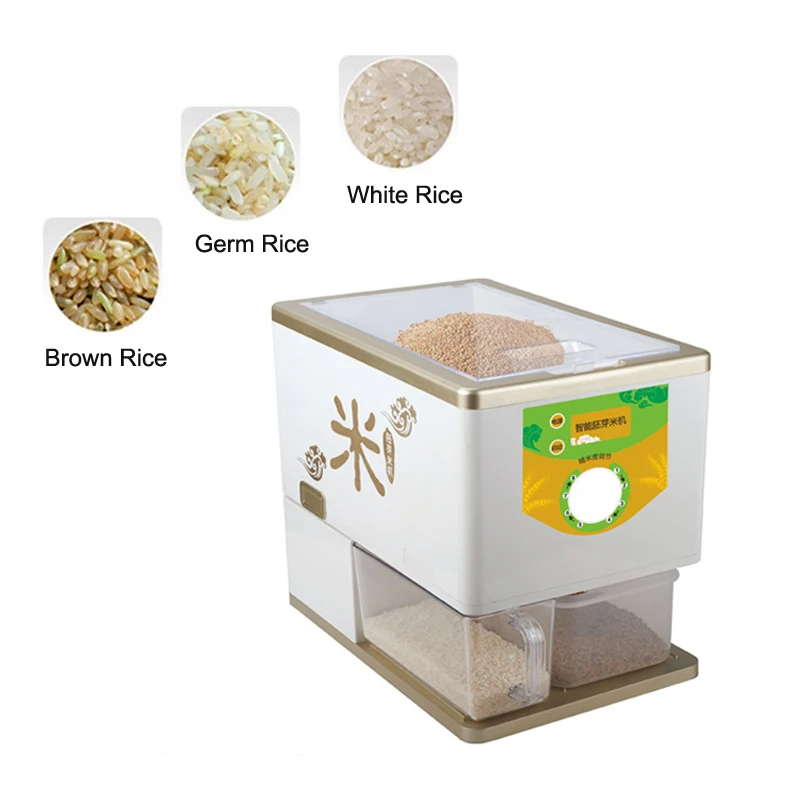 220V 350W Automatic Electric Home Family Use Rice Huller Machine To Get Nutritious Brown Rice or Germ Rice Machine