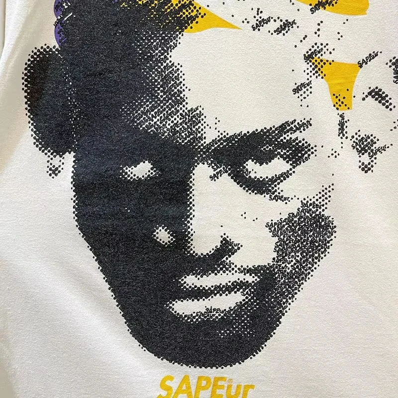 تي شيرت دينيس رودمان دينيس رودمان الأمريكي ستريت هيب هوب لكرة السلة بأكمام قصيرة للرجال والنساء #2