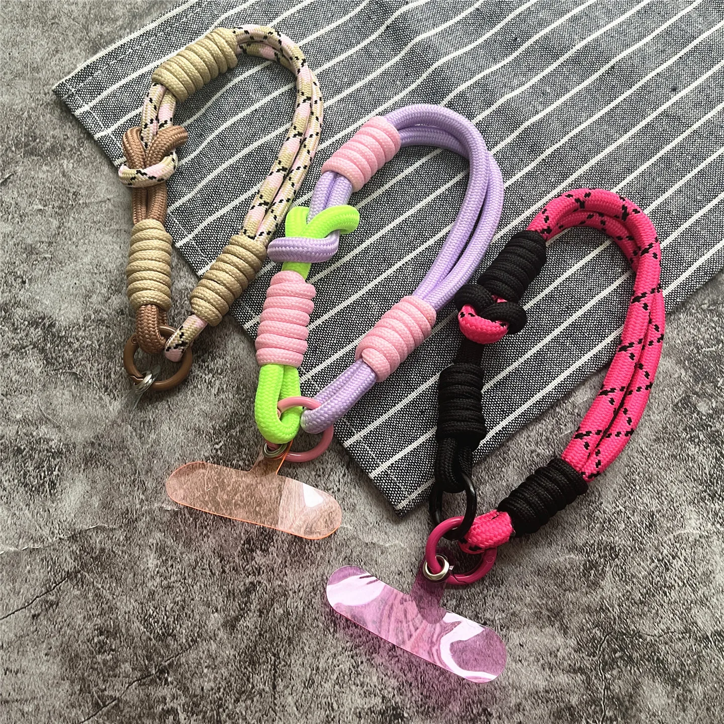 

Брелок-ремешок, красочный ремешок на запястье с накладным браслетом, телефон, портативные аксессуары для сотового телефона, изысканный шнур для подвешивания мобильной веревки