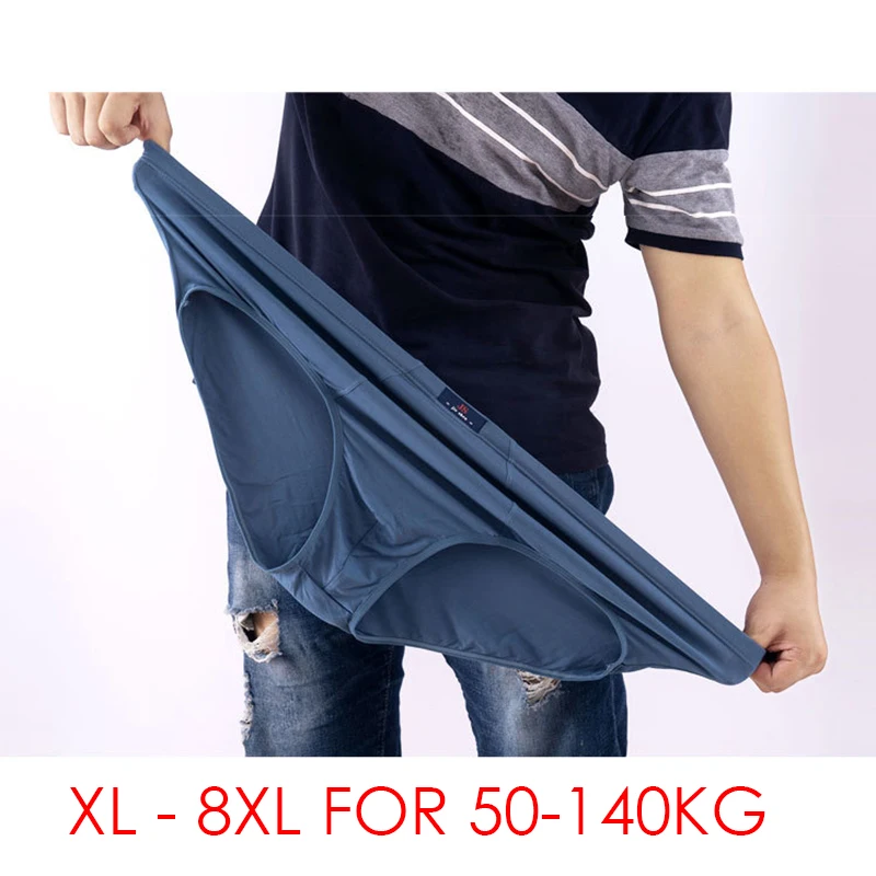 Oversized Men Underwear Briefs Breathable Fat Male Bigger Panties Men\'s Loose Underpants XL-8XL 140KG Plus Size Underwear