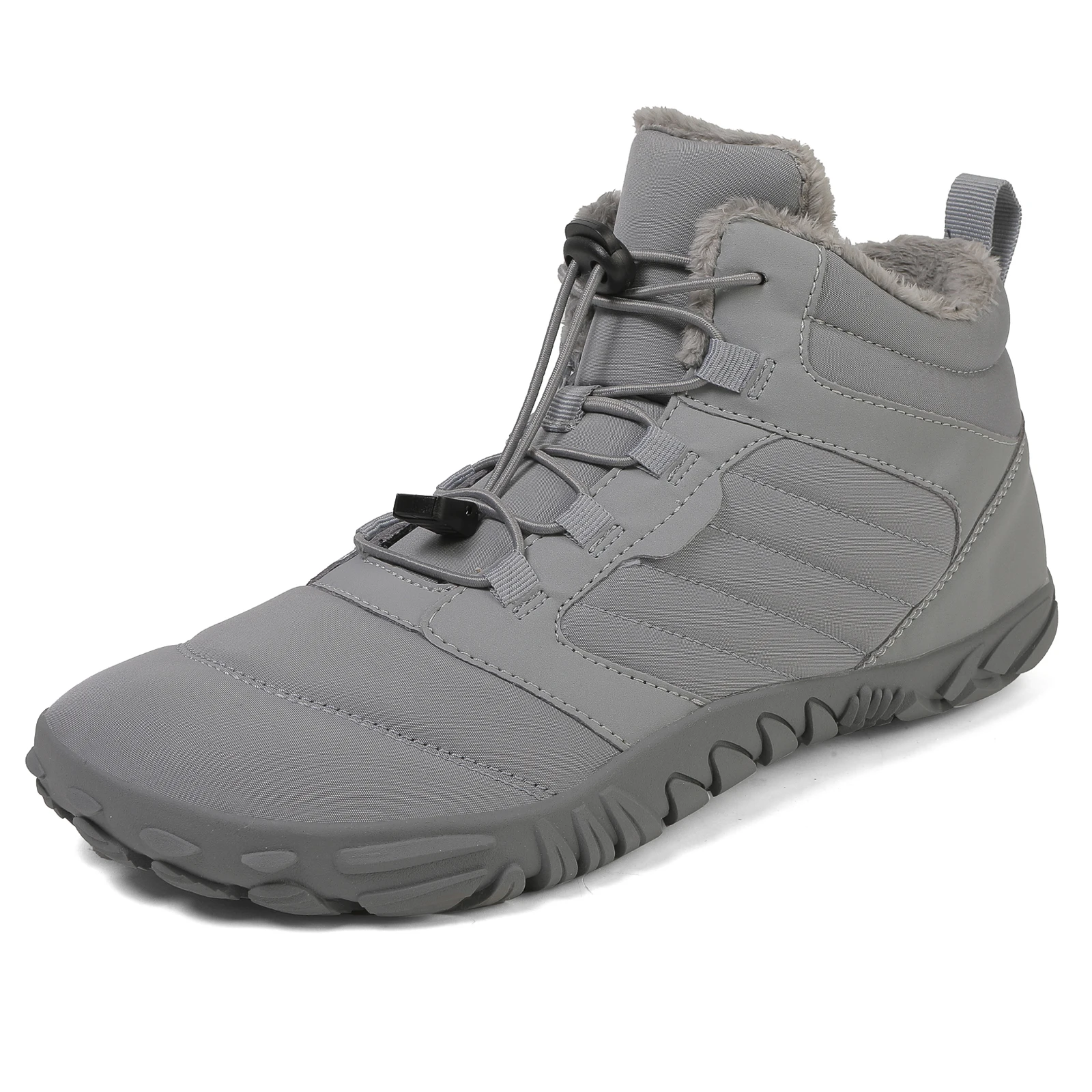 Winter Cold‑Resistant Snow Boots Waterproof Synthetic Leather Warm Plush Inner High‑top Outdoor Walking Shoes For Men Women