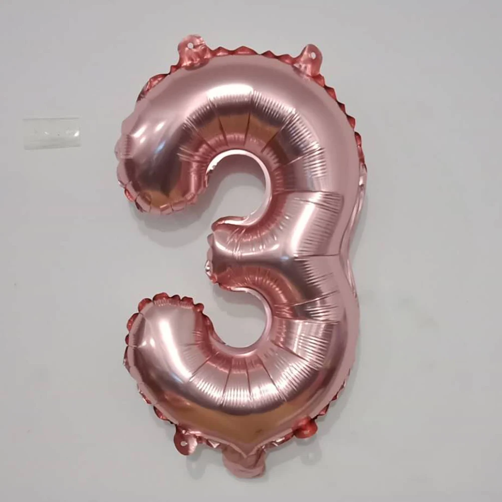 

40 Inch Number Balloons Decorative Aluminum Foil Party Photo Props Bride Birthday Wedding Holiday School Event
