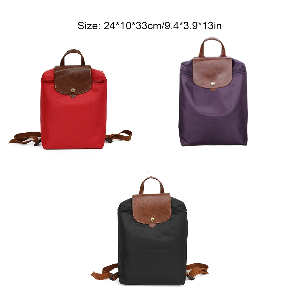 Durable And Fashionable Nylon Backpack With Adjustable Straps Travel Bag Bags