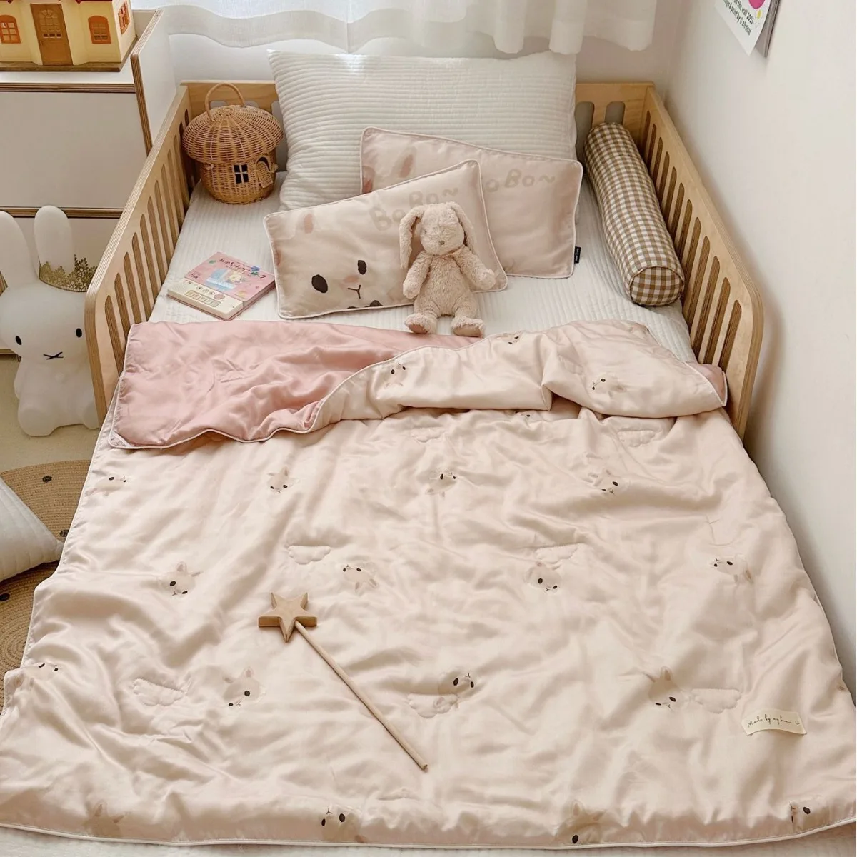 Summer Cartoon Children Cover Quilt 60s Tencel Kindergarten Air-conditioning Quilt Soft Breathable Blanket Quilted Bed Covers 이불