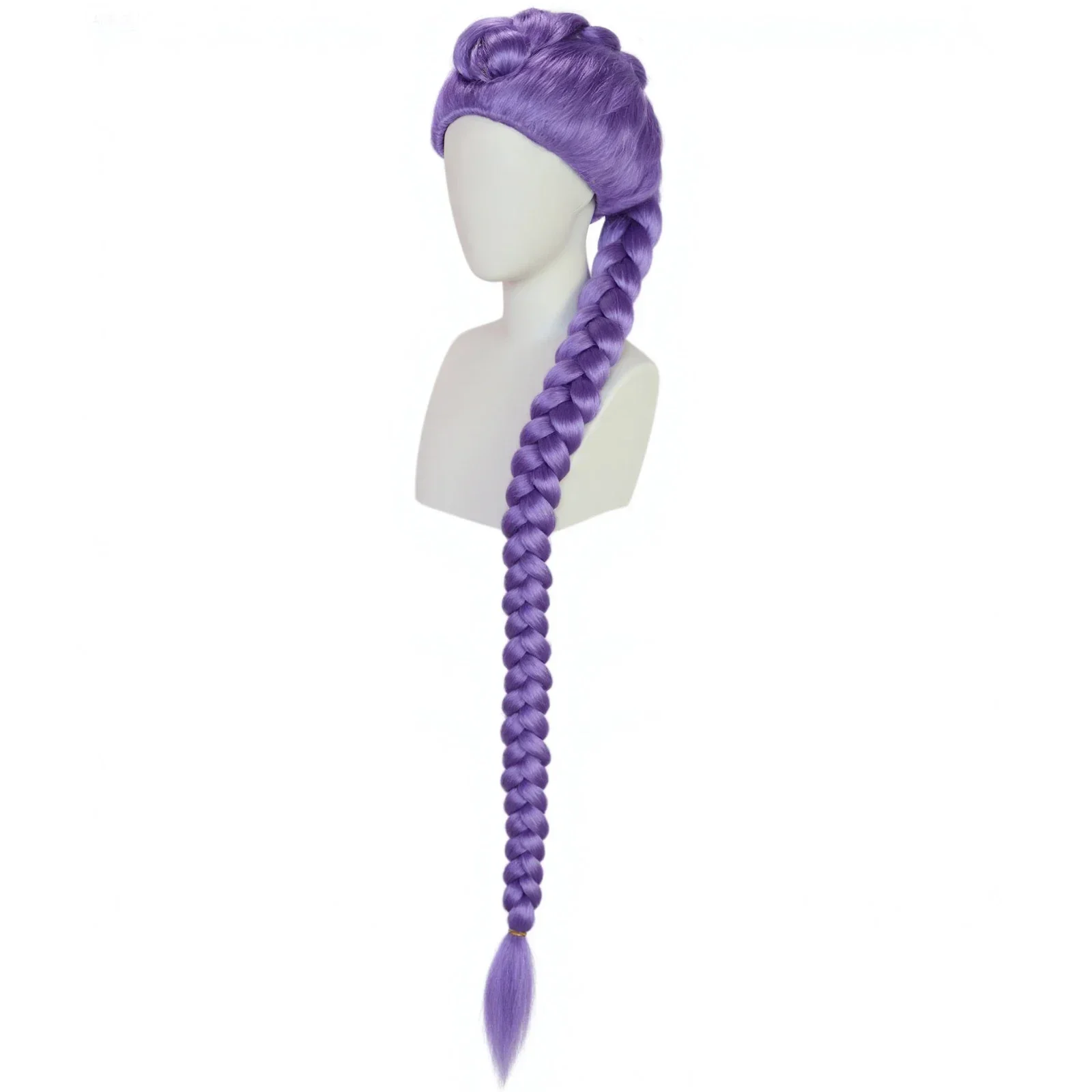 ﻿ 合成ウィッグ Kpop ガールグループ コスプレウィッグ ハロウィン 女性用 混合色 パープル 合成繊維ウィッグ 女性用