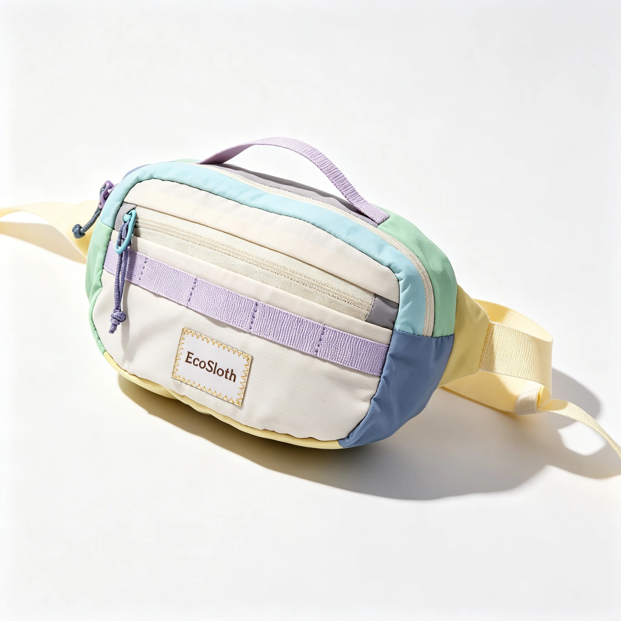 unisex-fanny-pack-eco-friendly-recycled-polyester-water-resistant-durable-slim-casual-sports-bag-vintage-style-zipper-closure