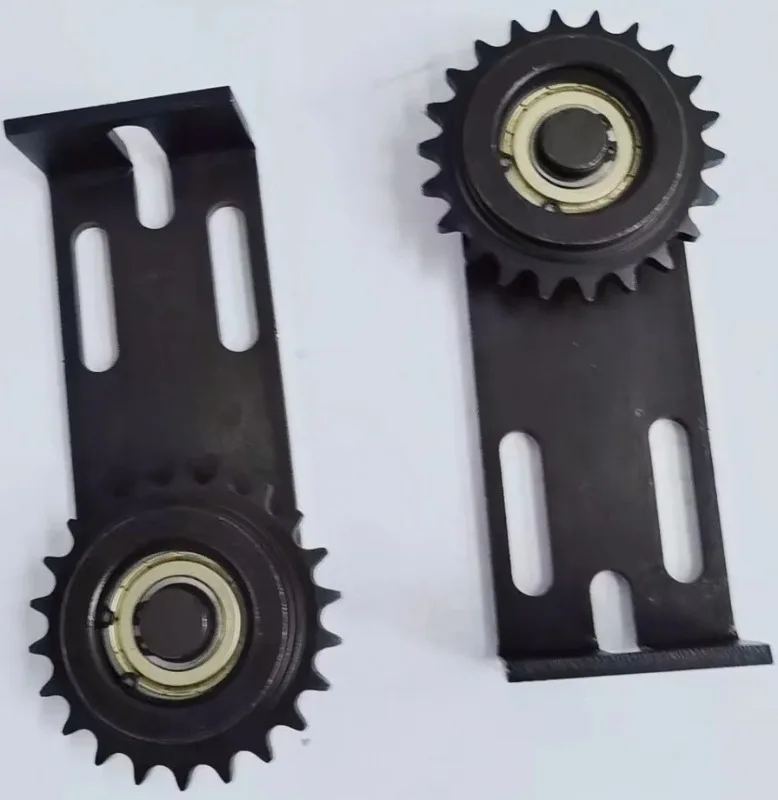 Escalator Roller lift spare parts 22T single-row gear With bracket Narrow bracket L=175mm W=70mm
