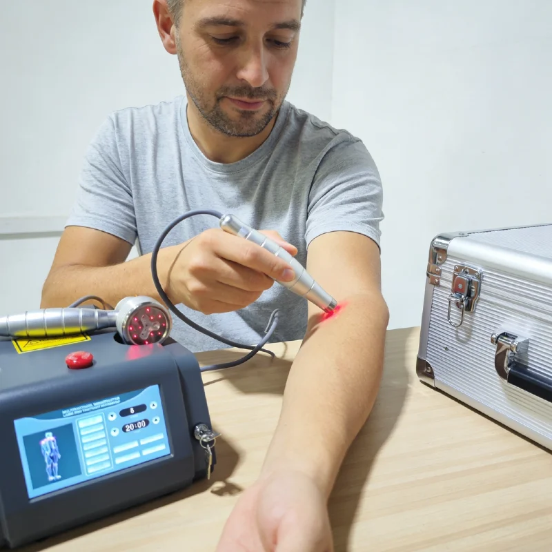 

1055mW Medical Grade Cold Laser Machine 16 Diodes, for Bulging Disc Hernia Neuropathy Anti Inflammation Pain Relief