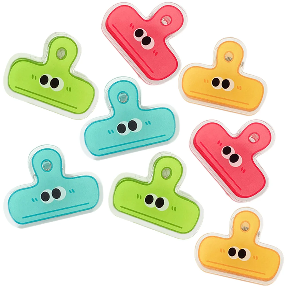 Paper Clamp Small Eye Clip Bag Clips for Food Funny Binder Photo Sealing Plastic