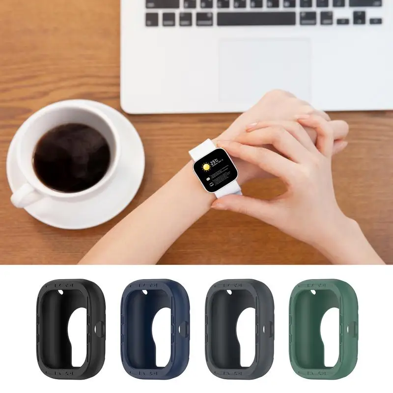 Soft Silicone Protective Case Bumper Soft Silicone Case For Smart Watch Protective Bumper Protector Shell For Smart Watch