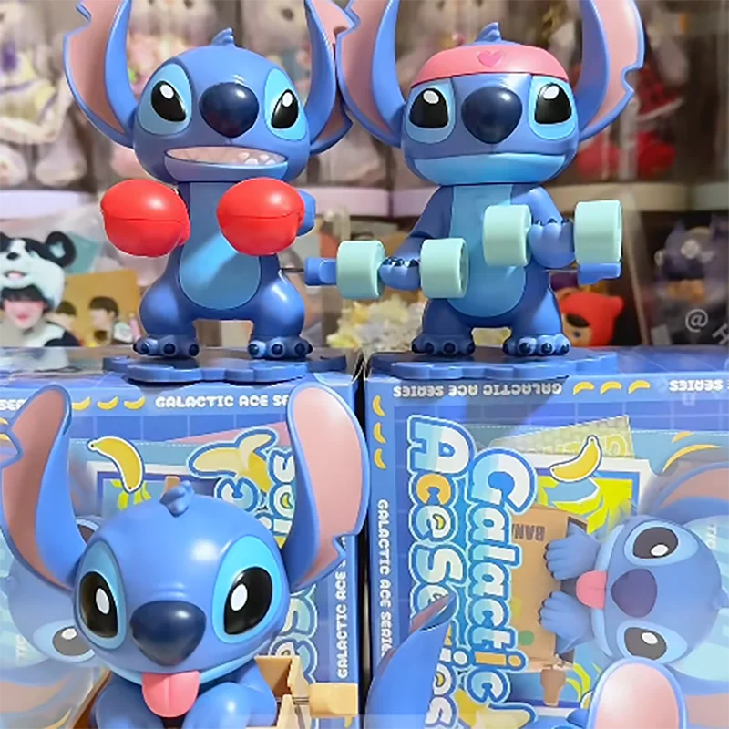 

NEW Stitch Interstellar Ace Collection Wind-Up Action Figurine Blind Box by 52toys Cute Decor Gift for Birthday in Stock