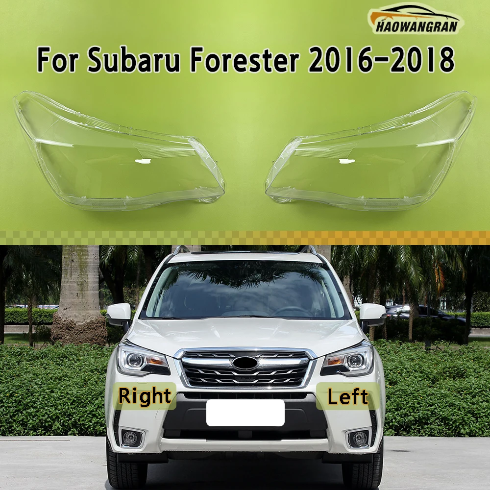 

Front Headlamp Cover Transparent Headlight Shell Lens Plexiglass Replace Original Lampshade For Subaru Forester 2016 2017 2018