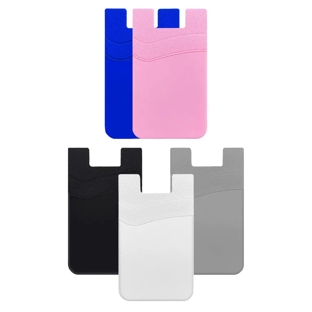 

5Pcs Cellphone Holders Adhesive Mobile Phone Pouches Nonskid Design Wallet Case Sturdy Durable Convenience Mobile Phone Pouches