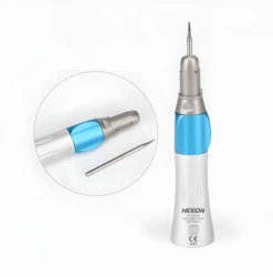HEXION Dental Straight Handpiece For Dentisty Slow Low Speed External Water E-type Straight Handpiece Nose Cone Ratio 1:1
