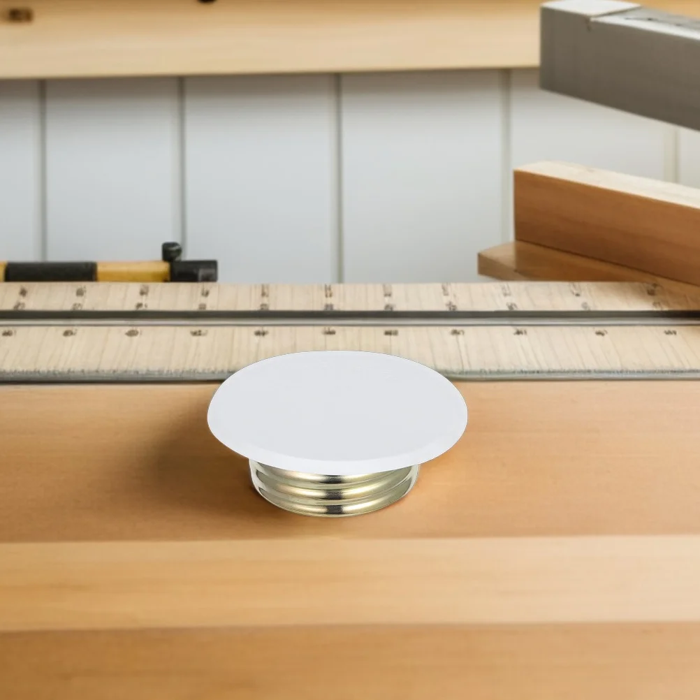 10Pcs Concealed Fire Sprinkler Cover Plate Metal Decorative Trim Cap for Ceiling Residential Commercial Use Sprinkler Head