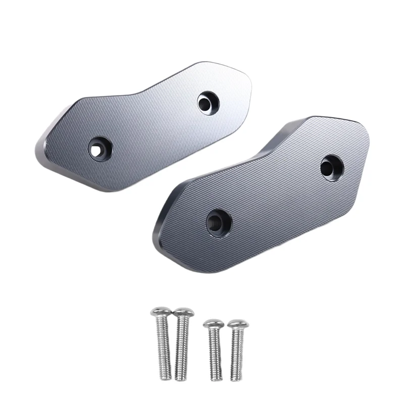 

Well-For T-MAX560 Mirror Hole Cover For T-MAX560 Rear View Mirror Cover Base Cap Titanium