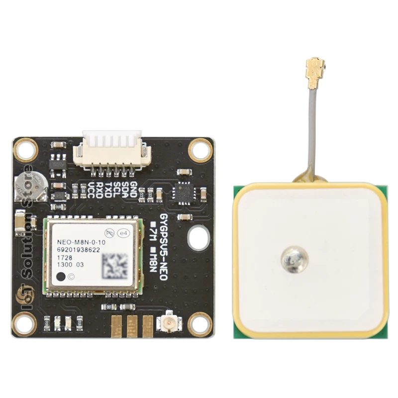 

GYGPSV5-M8N NEO-M8N Car UAV BDS GLONASS Development Board Kit GPS GNSS Module with Active Ceramic Antenna NEOM8N GYGPSV5 NEO M8N