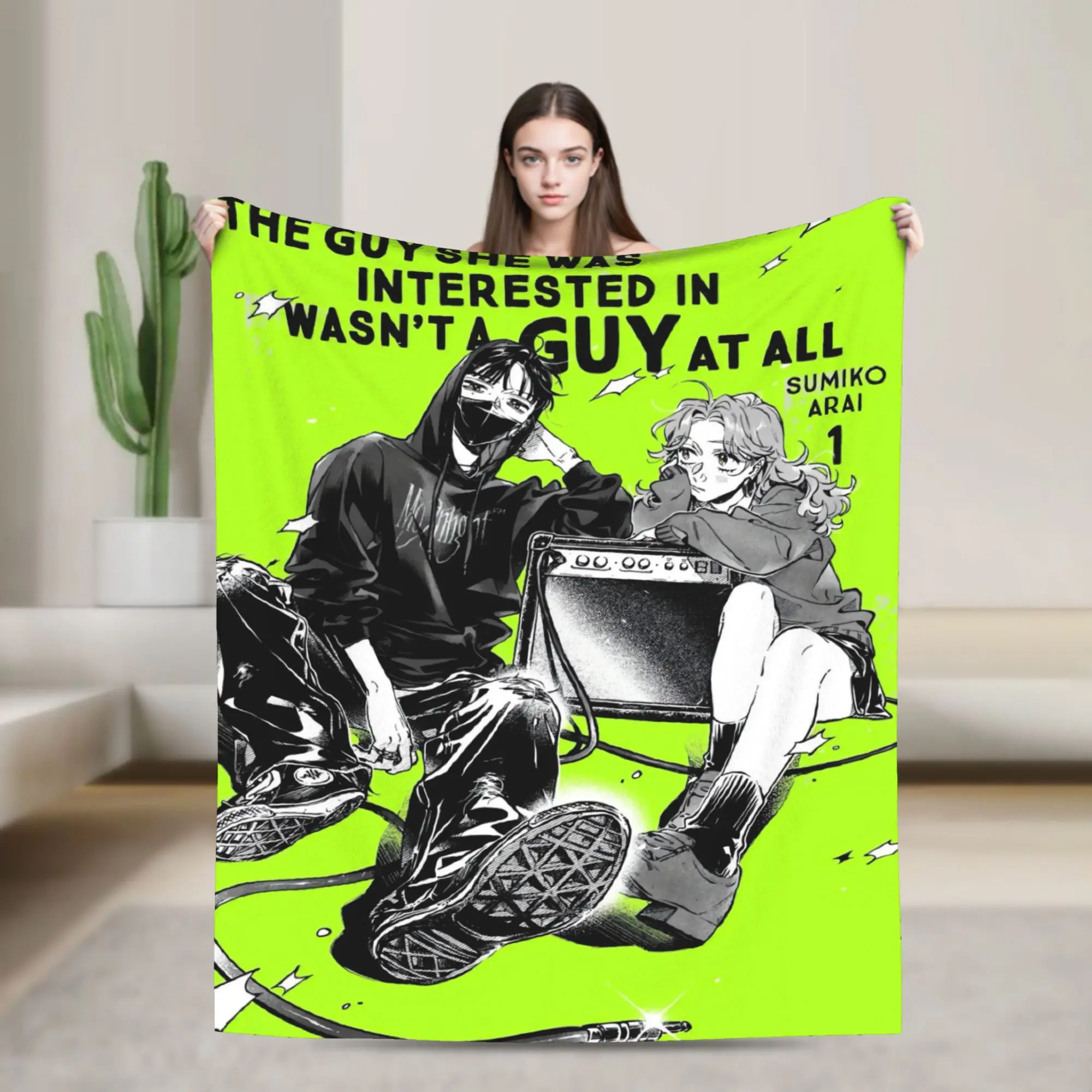 The Guy She Was Interested in Wasn't a Guy at All Blanket  Travel Flannel Throw Blanket For Home Decor Super Soft Bedspread