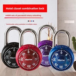Locker Rotate Portable Password Lock Combination Padlock Rotation Lock for Gym and School Lockers Master Lock 1530D Combination