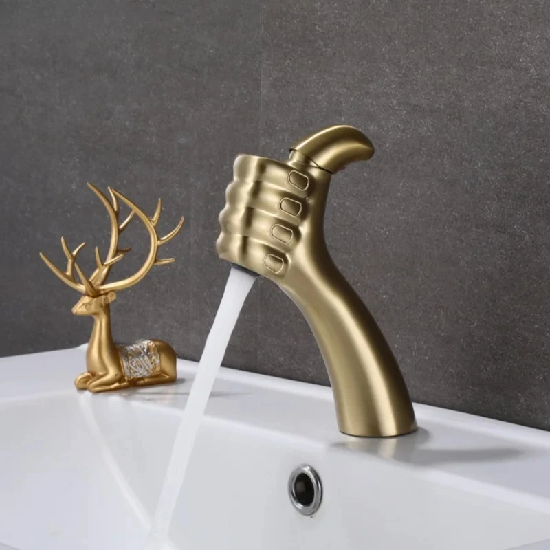 

Bathroom morden brass Faucet Modern Basin Mixer Tap with Ceramic Cartridge, Lead-Free Brass Construction Bathroom Faucet