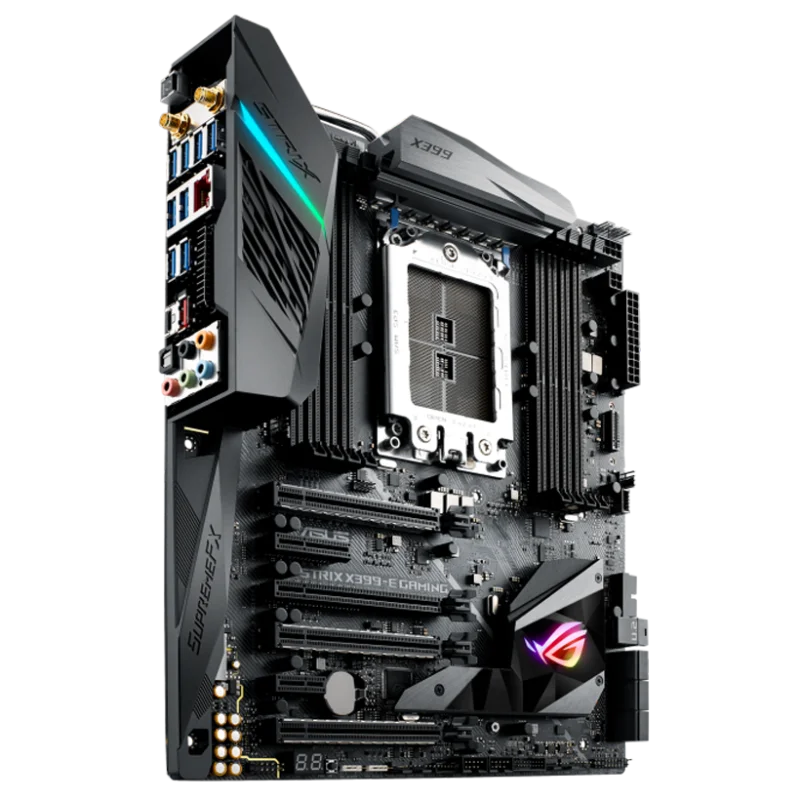 VOOR ASUS ROG STRIX X399-E Gaming Moederbord AMD X399 8xDDR4 E-ATX Socket TR4 1xM.2