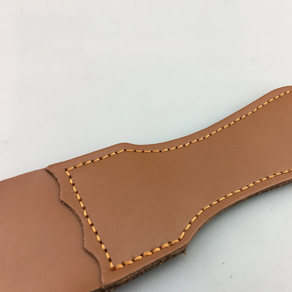 

2 PCS Cowhide Razor Cloth Strop Straight Razors Manual Sharpening Barber Shaver