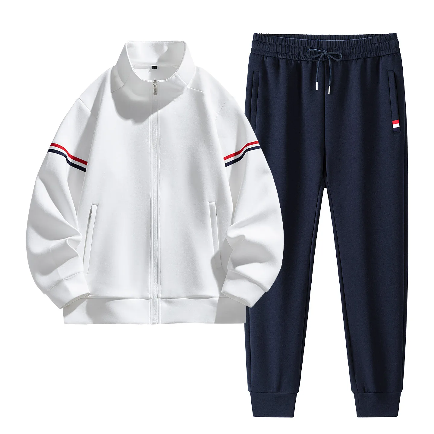 

Casual Suits Men 2025 Spring And Autumn New Cardigan Coat Outerwear Sports Coat+pants Two-Piece Set Suits Outfits Clothing Set