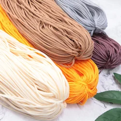 1Pc 200g Crocheting Hollow Yarn Nylon Cord Knitting Thread Crochet Line DIY Bracelet mat hat bag Shoes handmade 3mm 200m