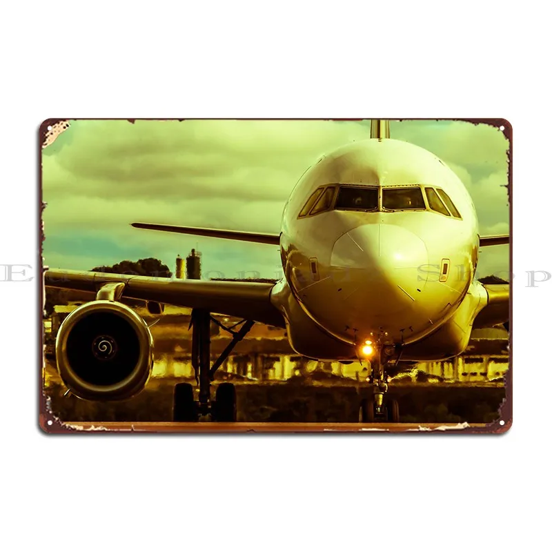 Airbus A320 Latam Metal Sign Custom Wall Cave Garage Plaques Cinema Rusty Tin Sign Poster