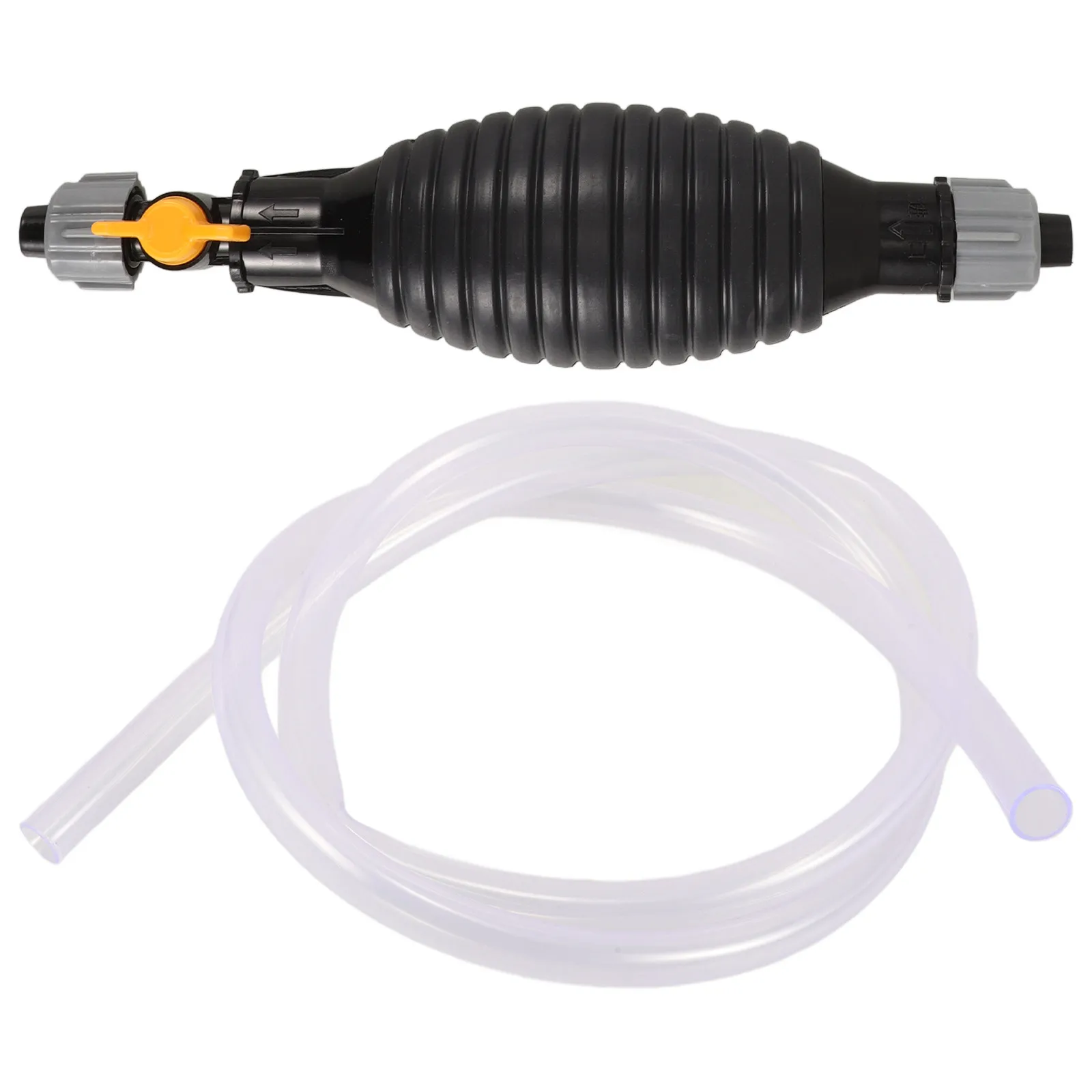 

1Set Manual Oil Pump Transfer Siphon for Diesel Water Fluid Extraction Self-Priming Portable PVC Liquid Sucker Pump