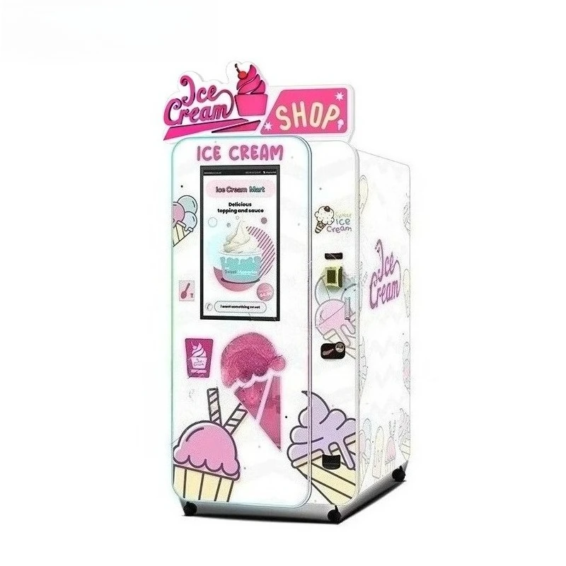 Proveedor Chino de Máquinas Expendedoras, Máquina Expendedora de Helados, Máquina Expendedora de Helados Automática, Robot Expendedor de Helados