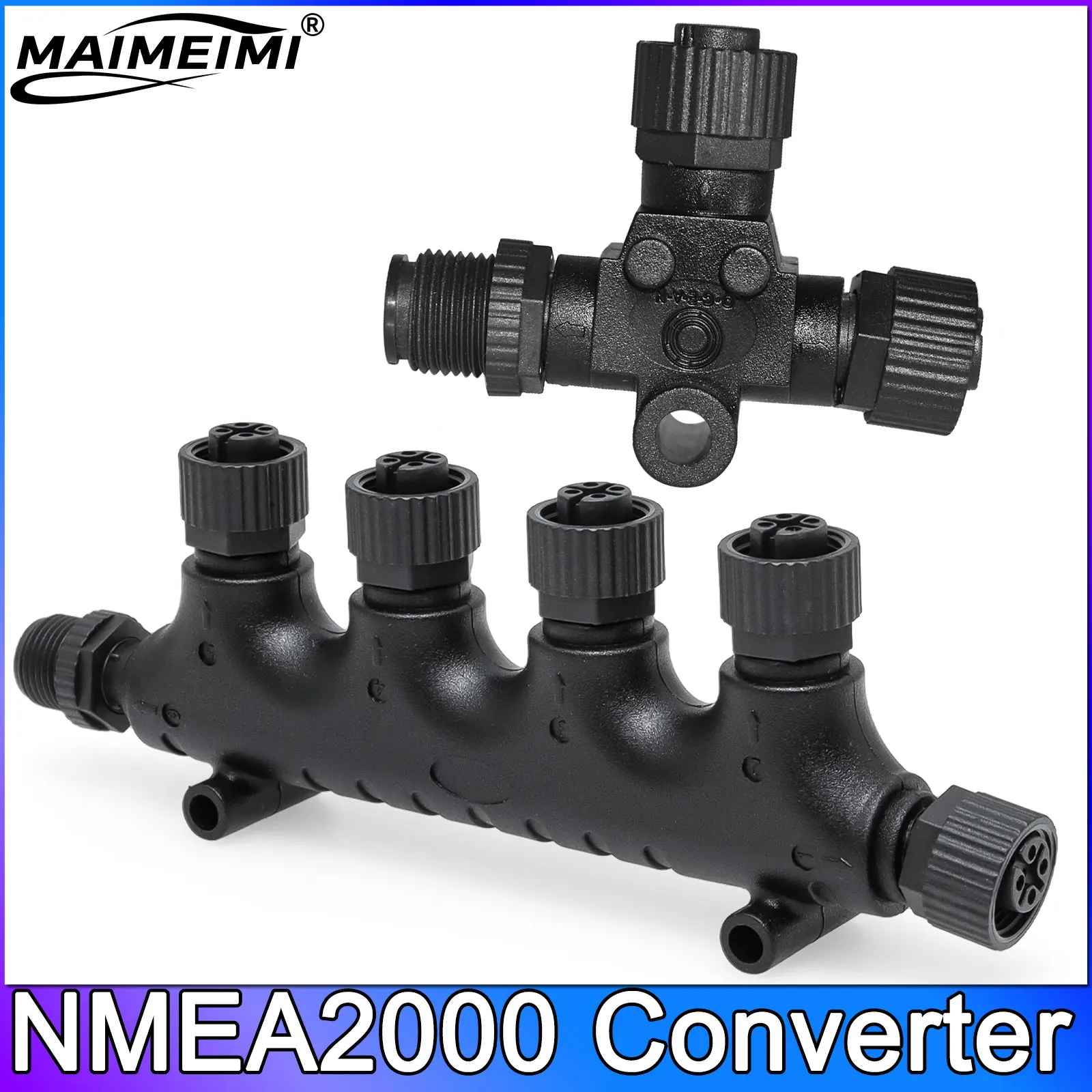 

Конвертер NMEA2000, разъем M12, водонепроницаемый, IP67, 3 6 портов, автомобильные аксессуары, 250 В, 5-контактный Т-образный, 3-позиционный разъем для корабля, яхты