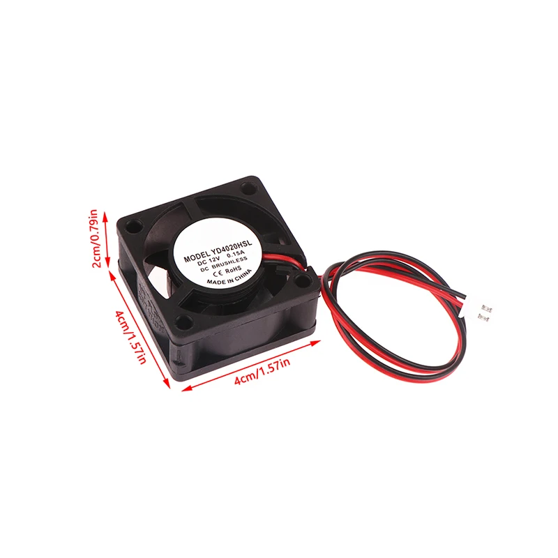 1pc DC 5V/12V/24V Computer CPU Cooler Mini Cooling Fan 40MM 40x40x20 Small Exhaust Fan for ender 3 CR10 3D Printer 2pin DC4020