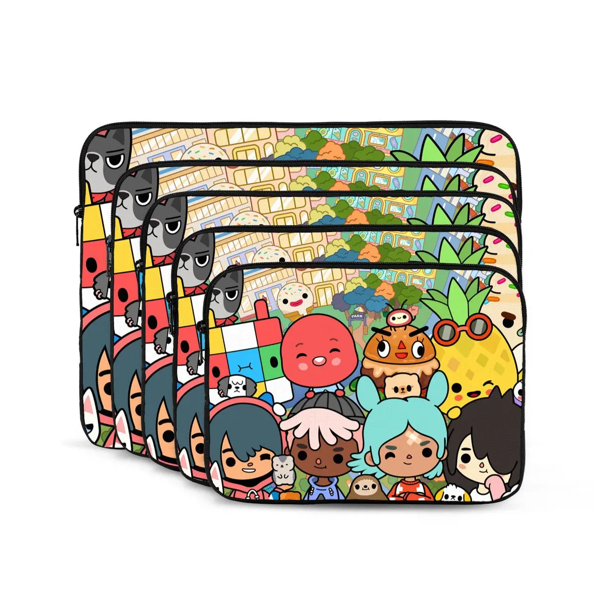 توكا لايف بوكس توكا بوكا لطيف لعبة كمبيوتر محمول غطاء للأكمام حقيبة 10 12 13 15 17 بوصة حقيبة دفتر كم اللوحي للصدمات حقيبة